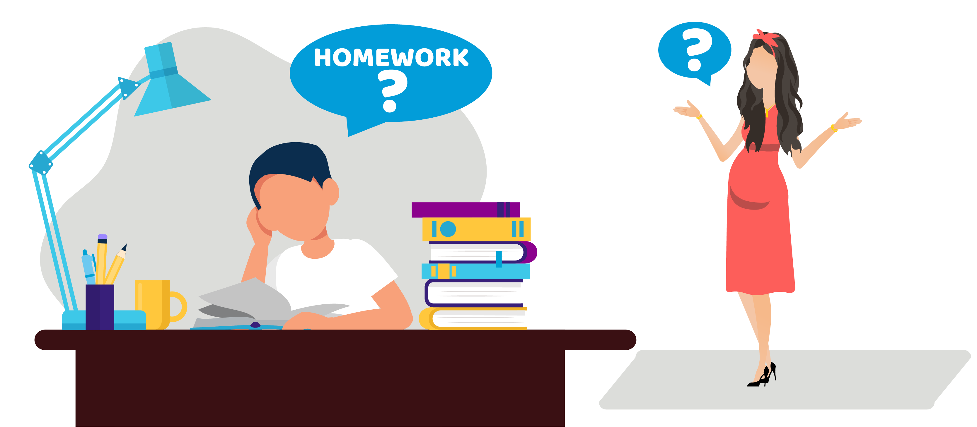 Child doesn't know how to do their homework and the parent doesn't understand it either