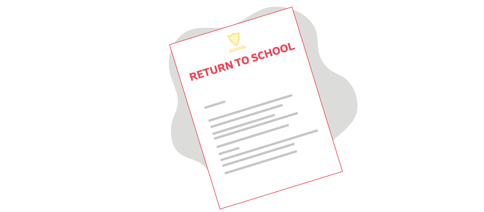 Return to school letter
